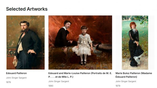 Sargen en Paris, Metropolitan Museum de Nueva York