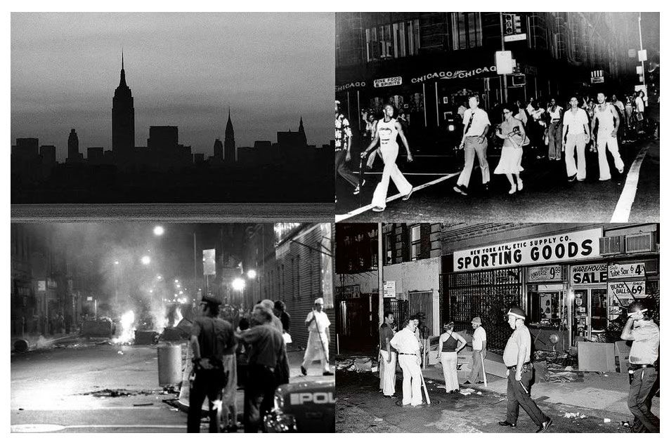 Imágenes del gran apagón de Nueva York de 1977 