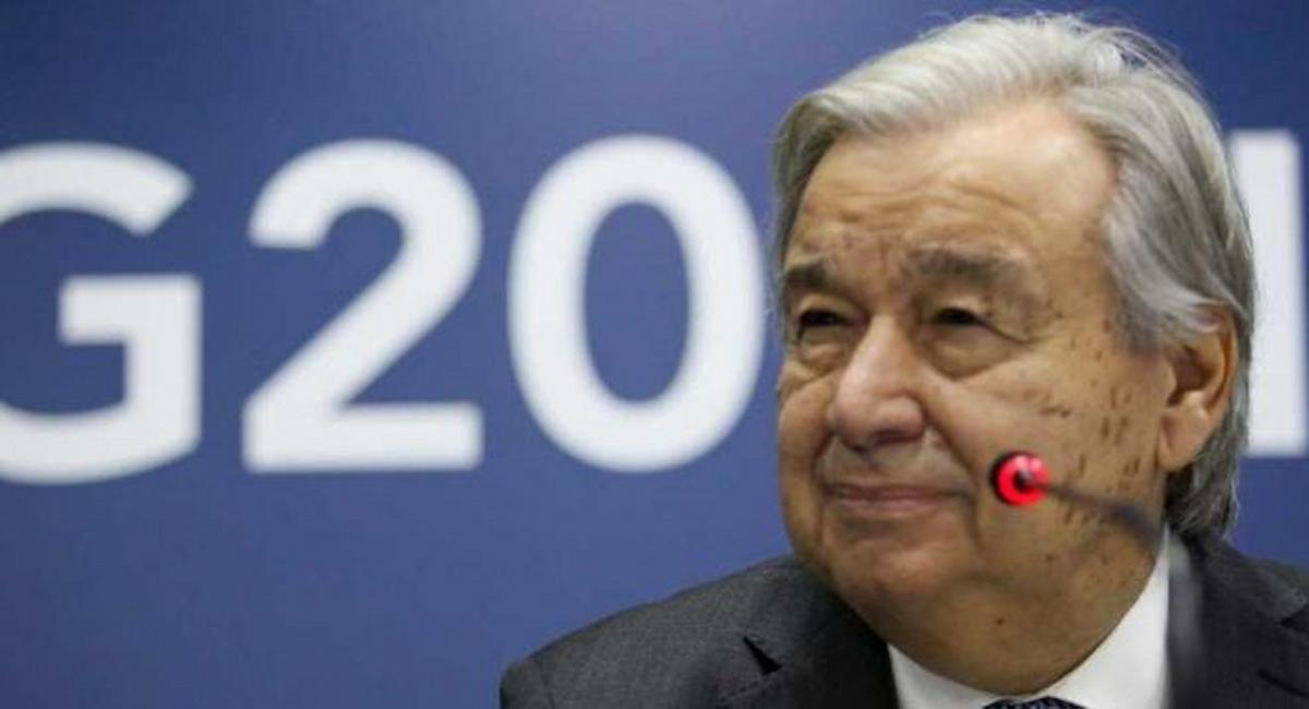 El Secretario General de la ONU, António Guterres en una imagen de archivo ha pugnado siempre por la solución de los dos Estado.| Foto: ONU/Gustavo Stephan