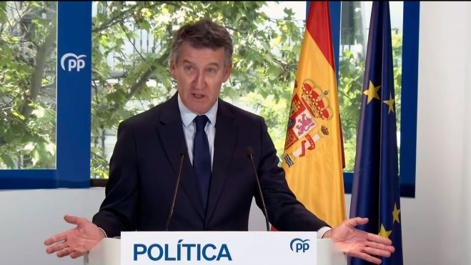 El presidente del PP, Alberto Núñez Feijóo, preside la reunión del Comité Ejecutivo Nacional del partido