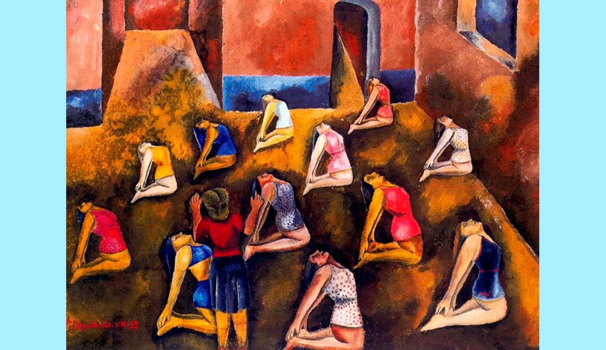 Ensayo de ballet, de María Izquierdo, 1939.