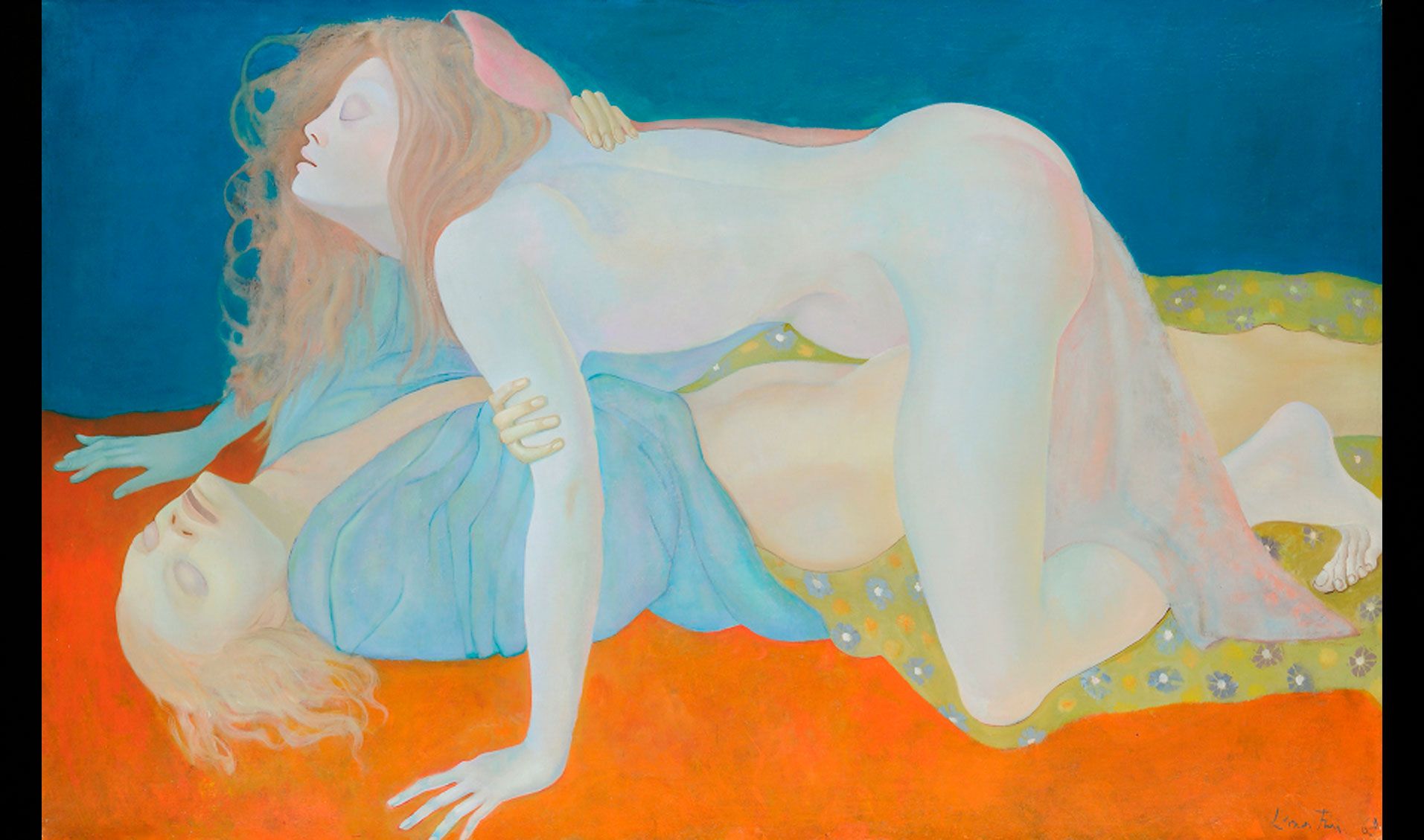 Leonor Fini, Los ciegos,1968, óleo sobre tela. Cortesía Weinstein Gallery, San Francisco