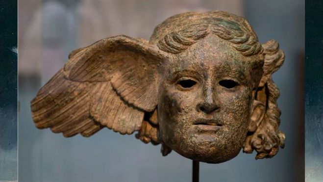 Cabeza de Hipnos, dios griego del sueño, bronce, siglo III a. C. Foto Paul Hudson
