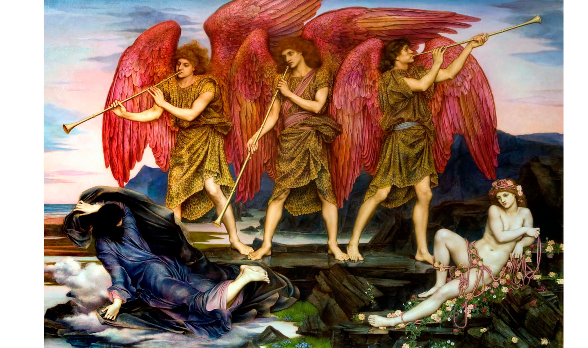 Evelyn De Morgan 1855–1919, Aurora Triunfante (también conocida como Amanecer)