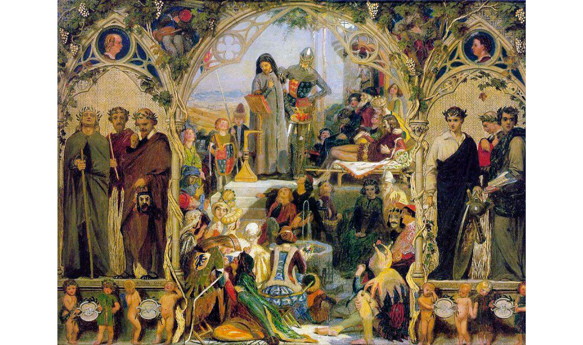 Las semillas y los frutos de la poesía inglesa, 1845 1853, Ford Madox Brown