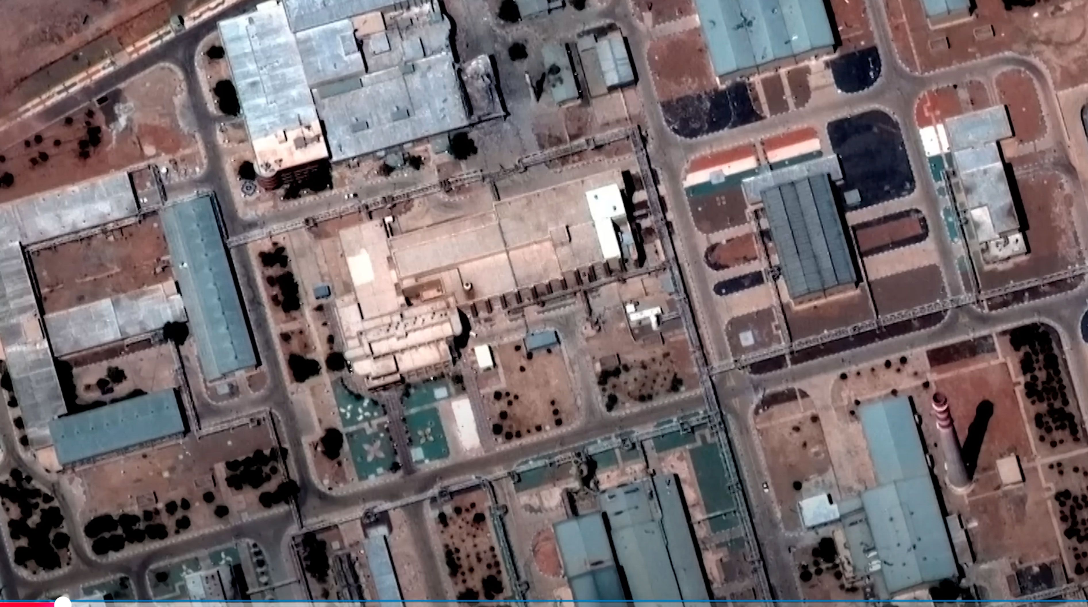 Los daños en la planta de enriquecimiento de uranio de Natanz, en Irán Los daños en la planta de enriquecimiento de uranio de Natanz, en Irán