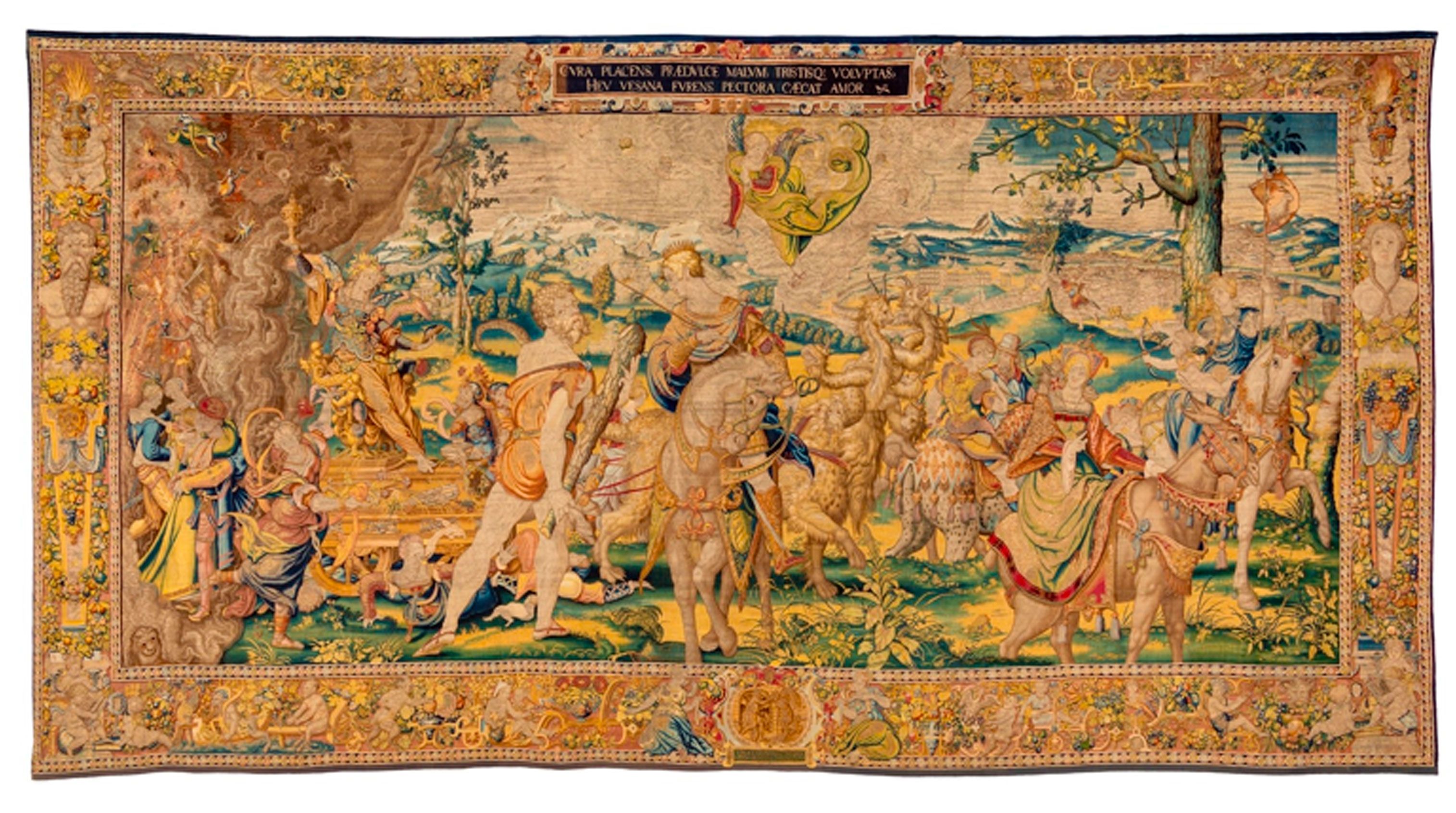 La Lujuria,  Pieter Coecke van Aelst, Bruselas, Brabante, h. 1545, N.º inv. 10004066, Patrimonio Nacional, Foto Mario Sedeño