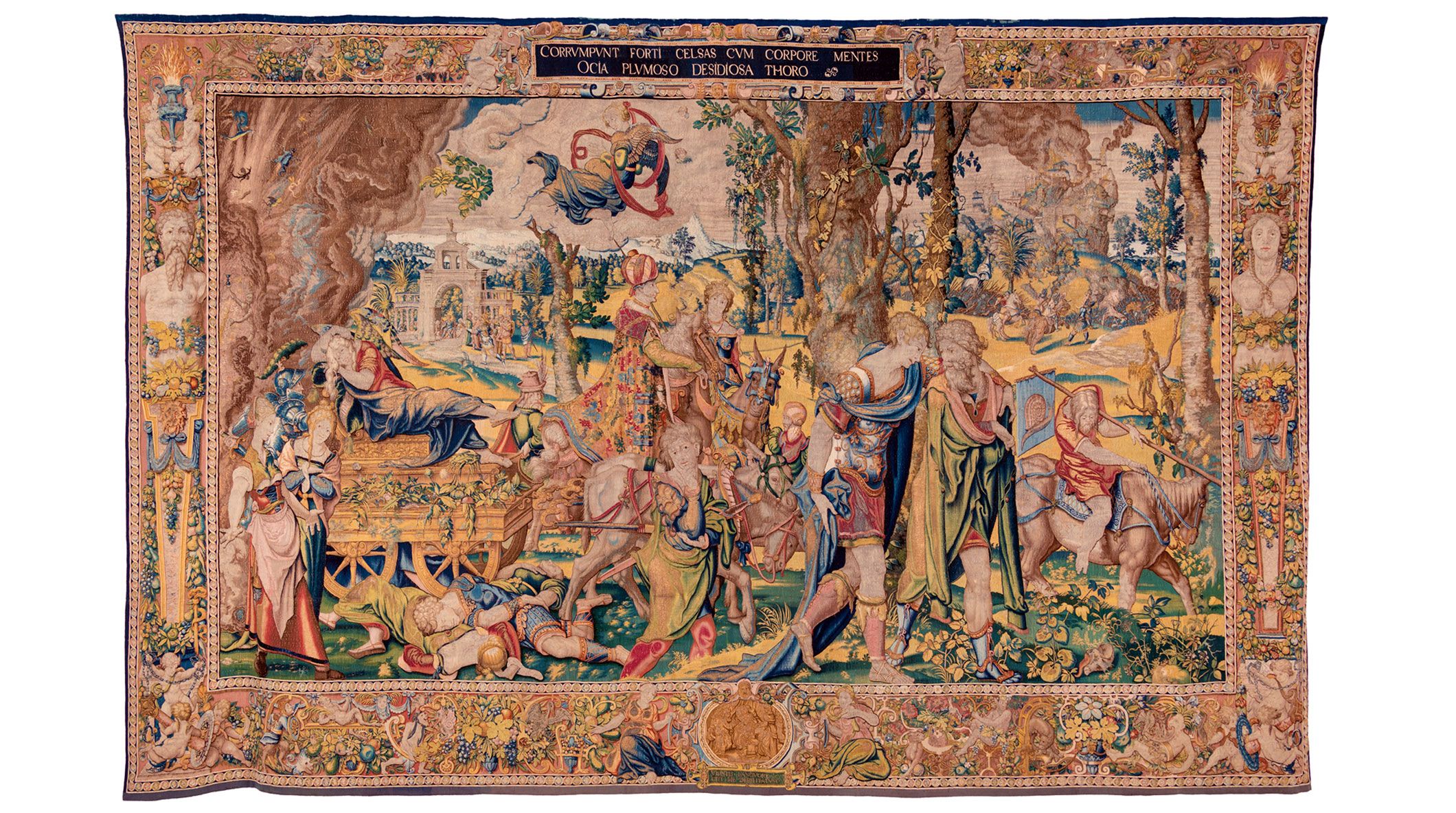 La Pereza, Pieter Coecke van Aelst, Bruselas, Brabante, h. 1545, N.º inv. 10005095, Patrimonio Nacional, Foto Mario Sedeño