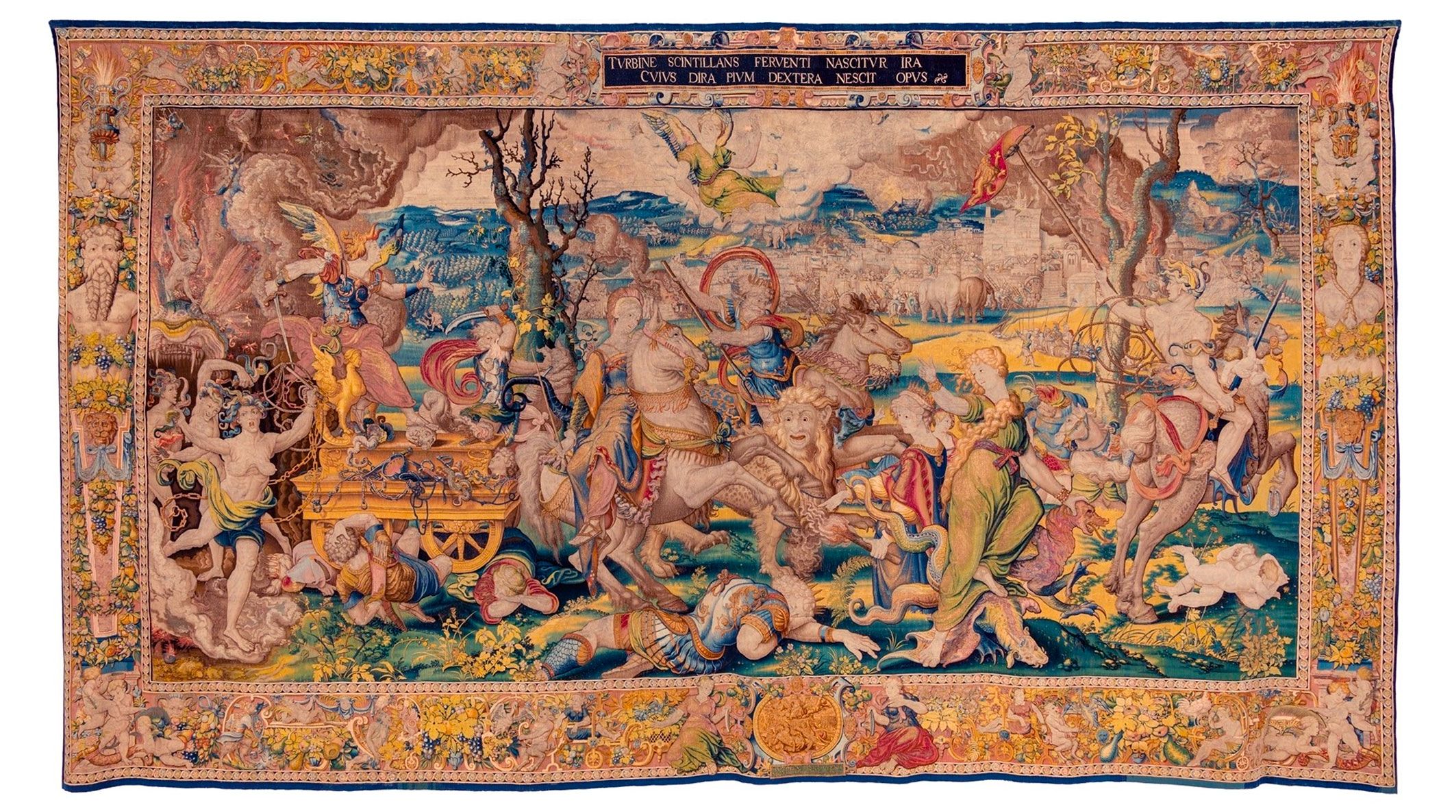 La Ira, Pieter Coecke van Aelst, Bruselas, Brabante, h. 1545, N.º inv. 10004067, Patrimonio Nacional, Foto Mario Sedeño