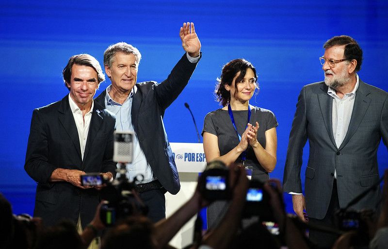 Para que nos jodan, tiempo hay. Congreso PP Ayuso, Aznar, Rajoy y Feijóo