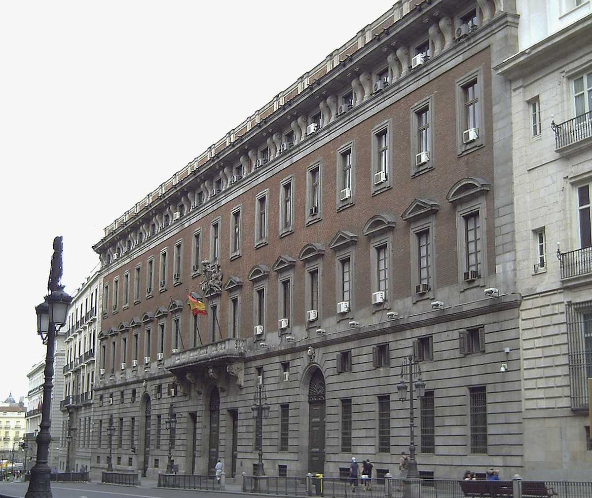 Sede del Ministerio de Hacienda en la Real Casa de la Aduana