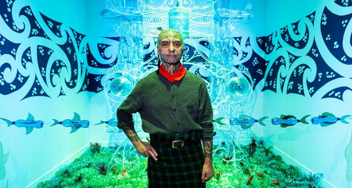 George Nuku, artista de origen maorí. | Foto: Fundación "la Caixa" George Nuku, artista de origen maorí. | Foto: Fundación "la Caixa"