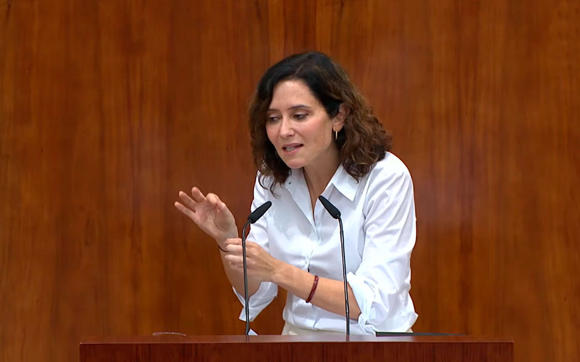 Ayuso en el Debate del Estado de la Región en la Asamblea de Madrid