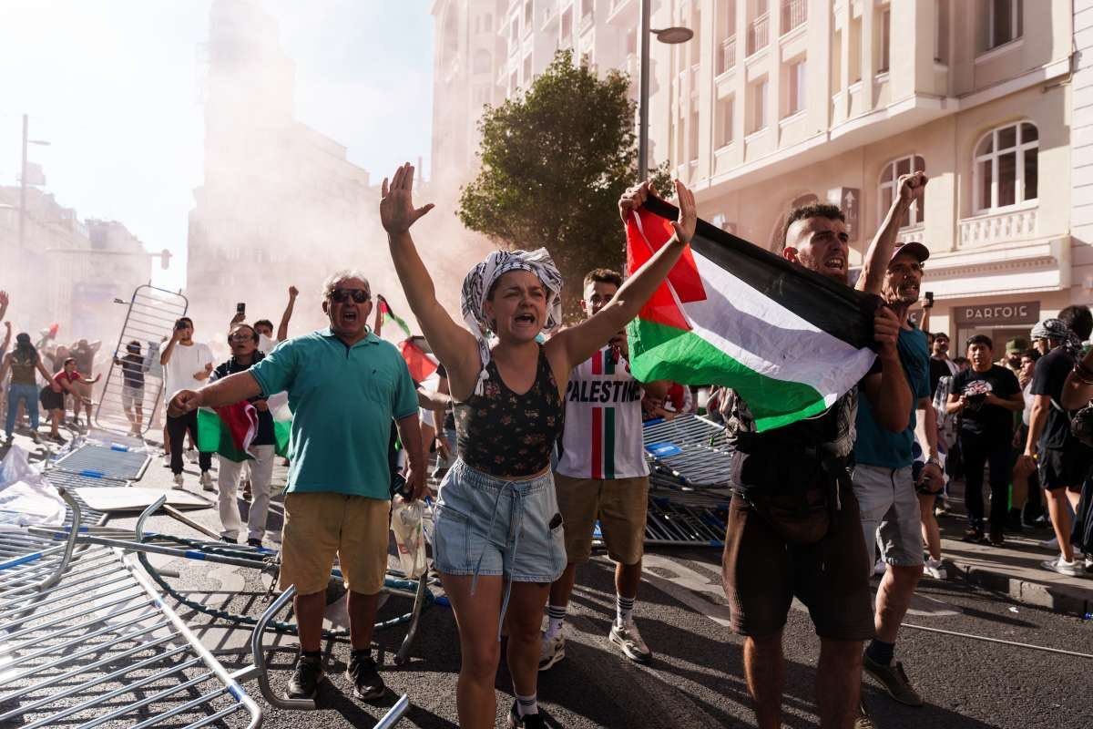 Las izquierdas aplauden a los héroes civiles que han convierte Madrid en un clamor por Palestina