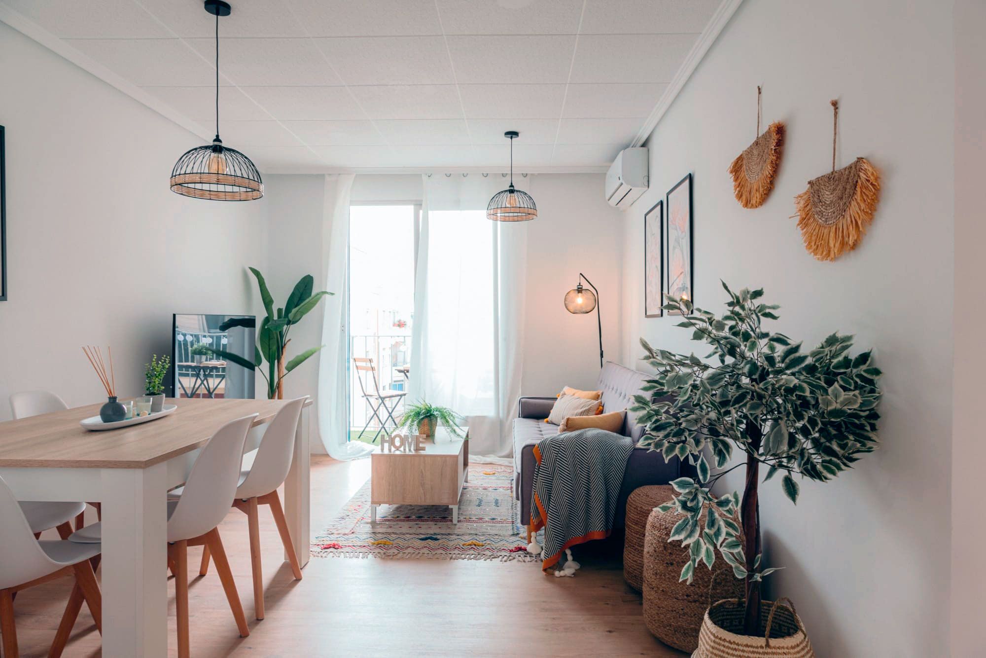Salón con Home Staging: "Proyecto de Ponle alma a tu casa"