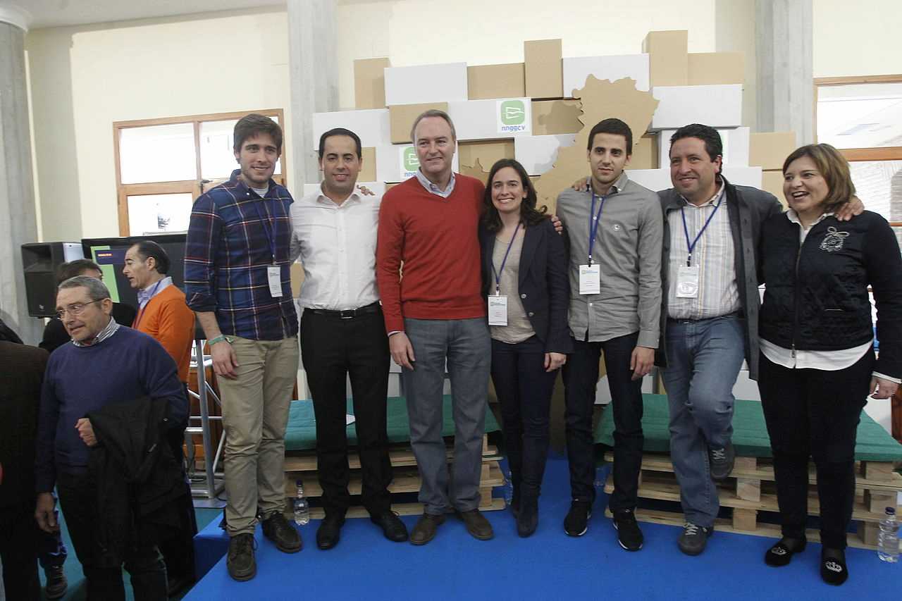 Alberto Fabra durante una clausura de la convención regional de Nuevas Generaciones de la Comunidad Valenciana