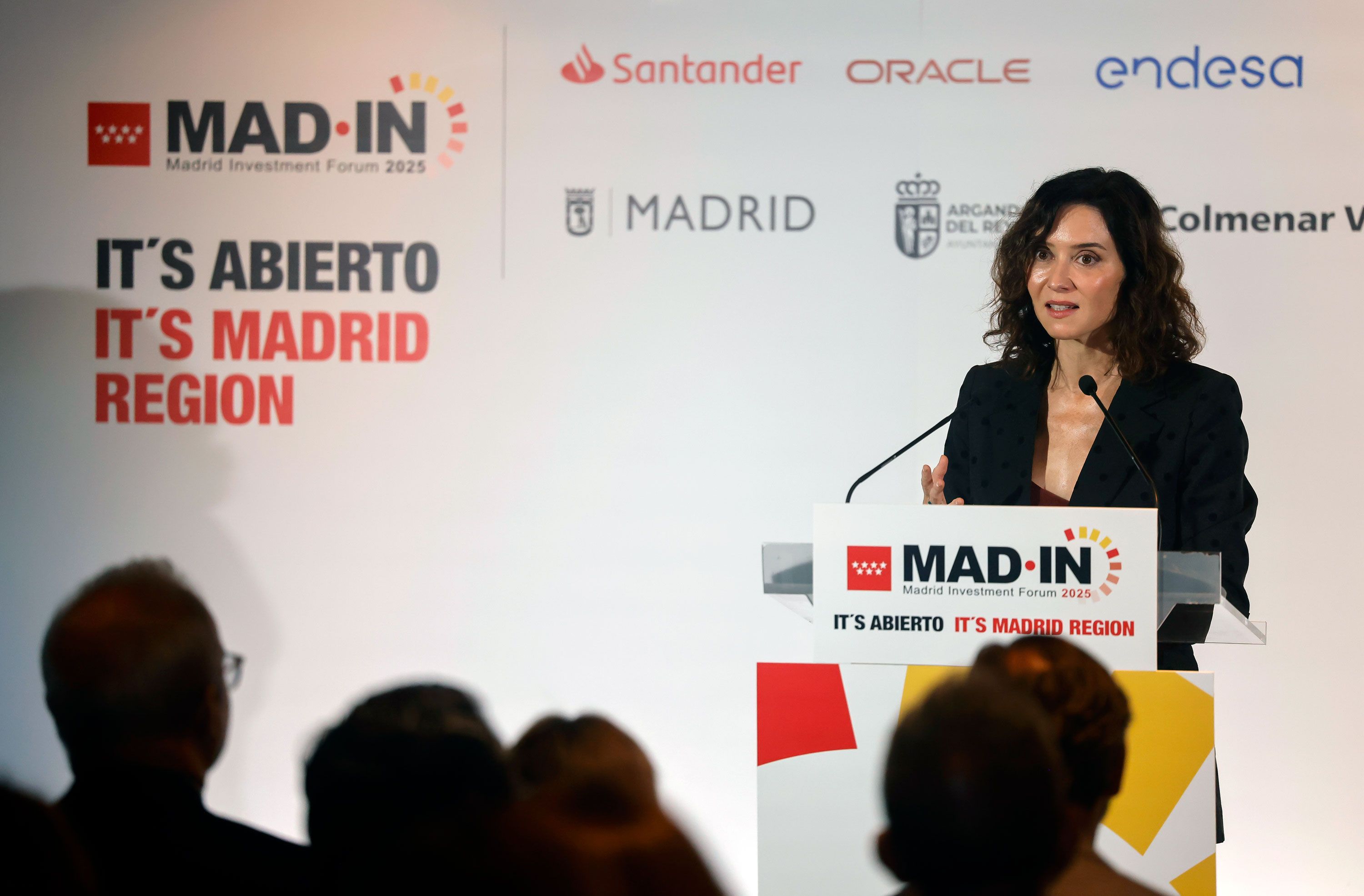 Isabel Díaz Ayuso inaugura la segunda edición de Madrid Investment Fórum, encuentro para exponer las ventajas competitivas de la región