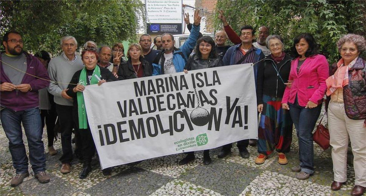 La organización ecologista exige a la Junta de Extremadura "que pida disculpas por su nefasta y cuasi prevaricadora gestión de este asunto". | Foto: Ecologistas en Acción