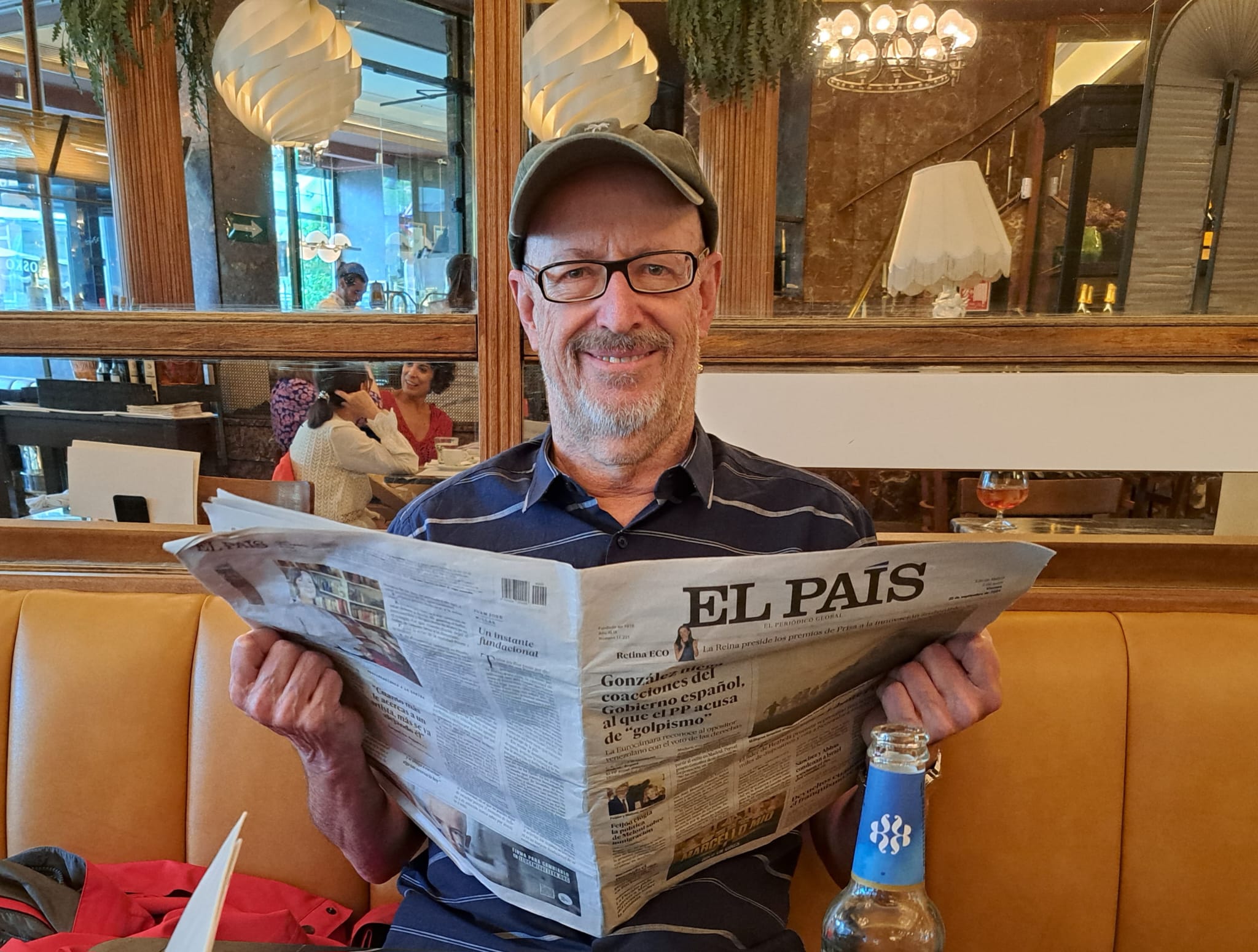 Ángel Aguado en el despacho de Ferlosio