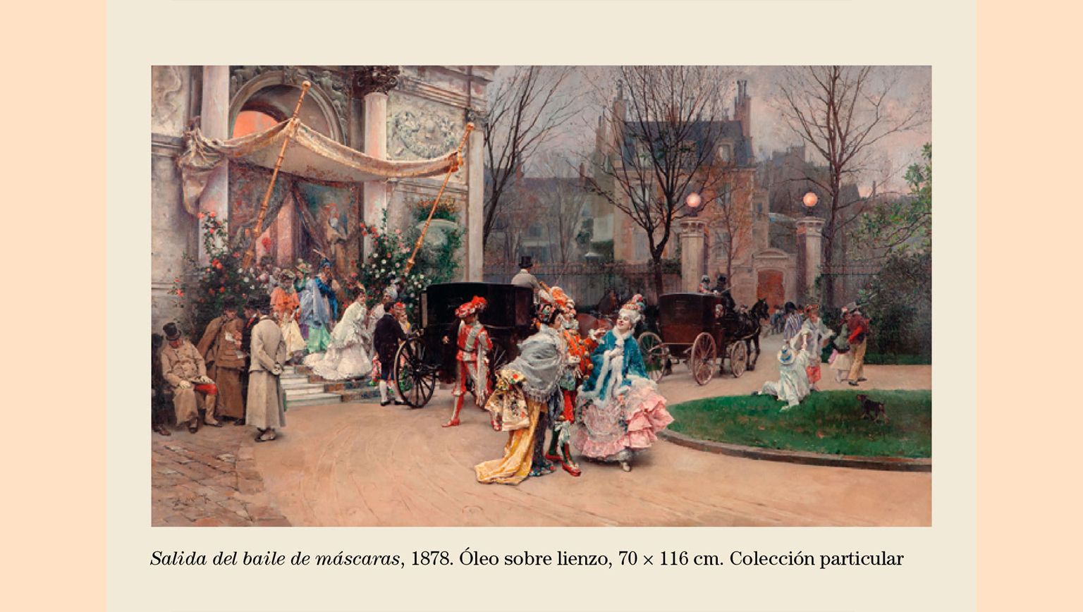 Salida del baile de máscaras, Raimundo de Madrazo