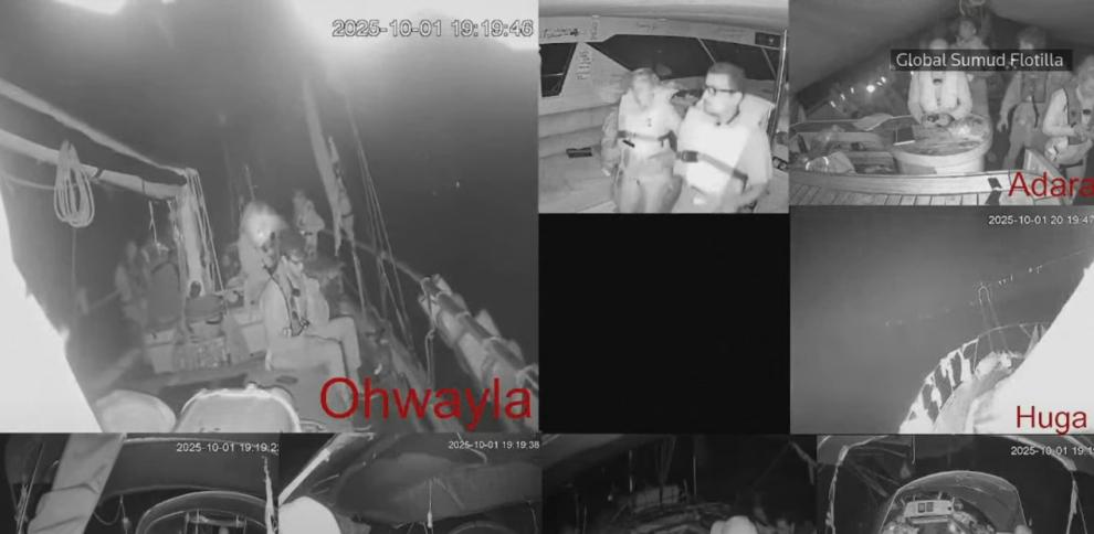 Israel convierte en crimen la solidaridad: la Flotilla de la Libertad interceptada por la fuerza antes de llegar a Gaza