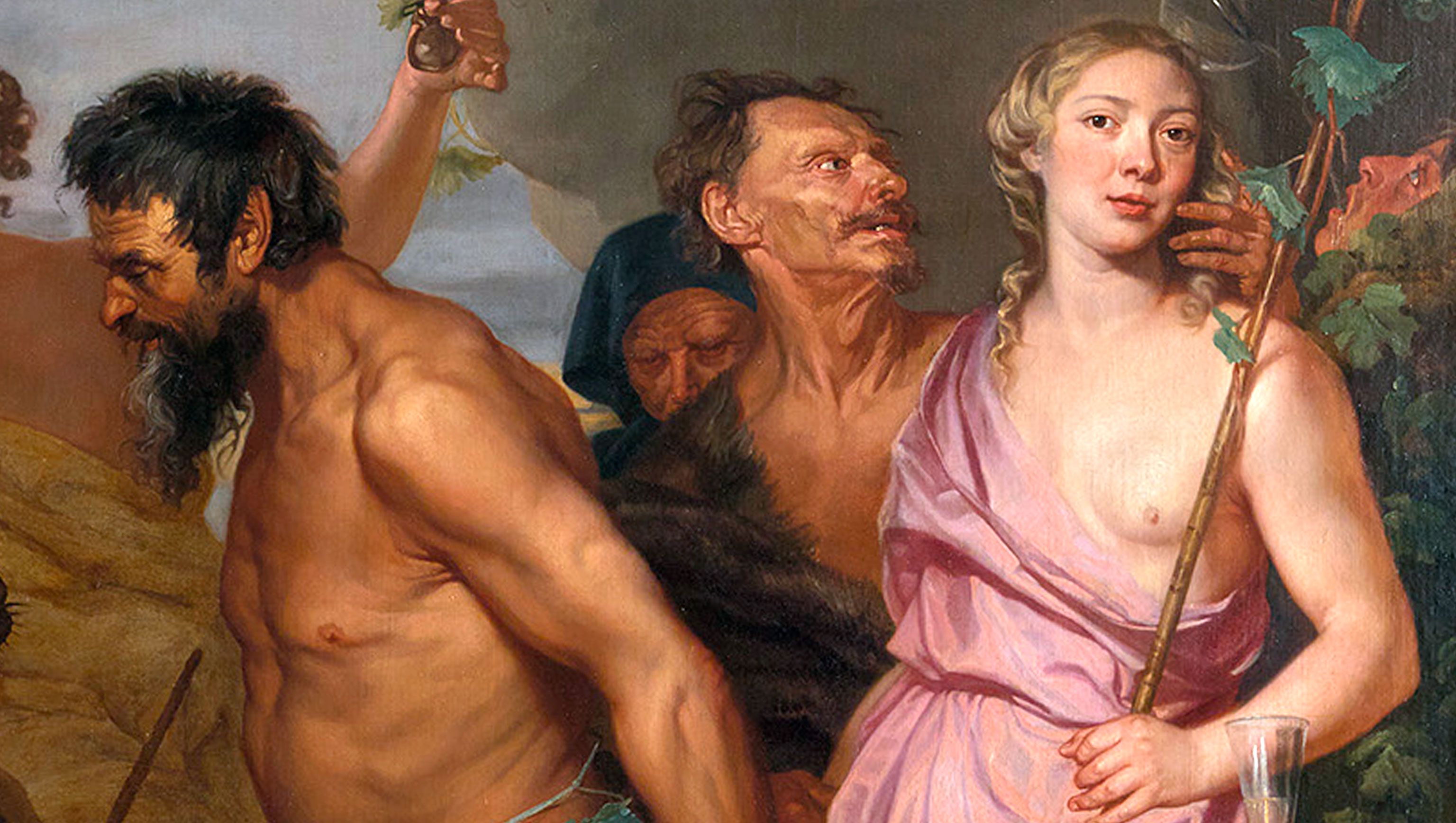 Detalle de Michaelina Wautier Der Triumph des Bacchus 1655/59