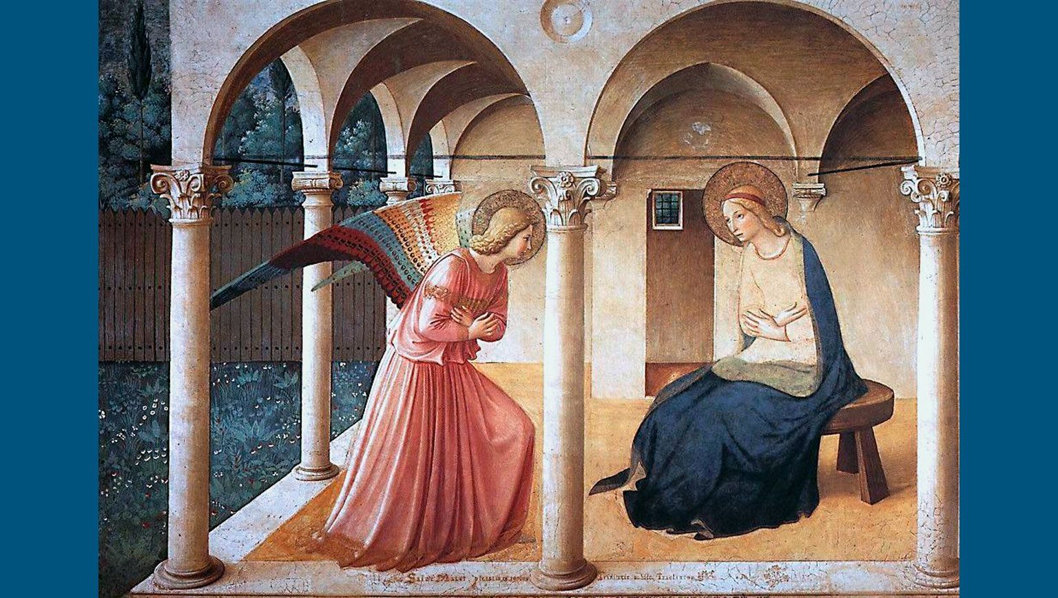 Anunciación, Fra Angélico 1440 42 Museo di San Marcos