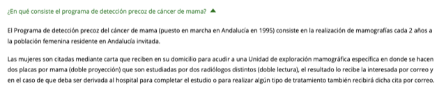 Cribado cáncer mama Cribado cáncer mama