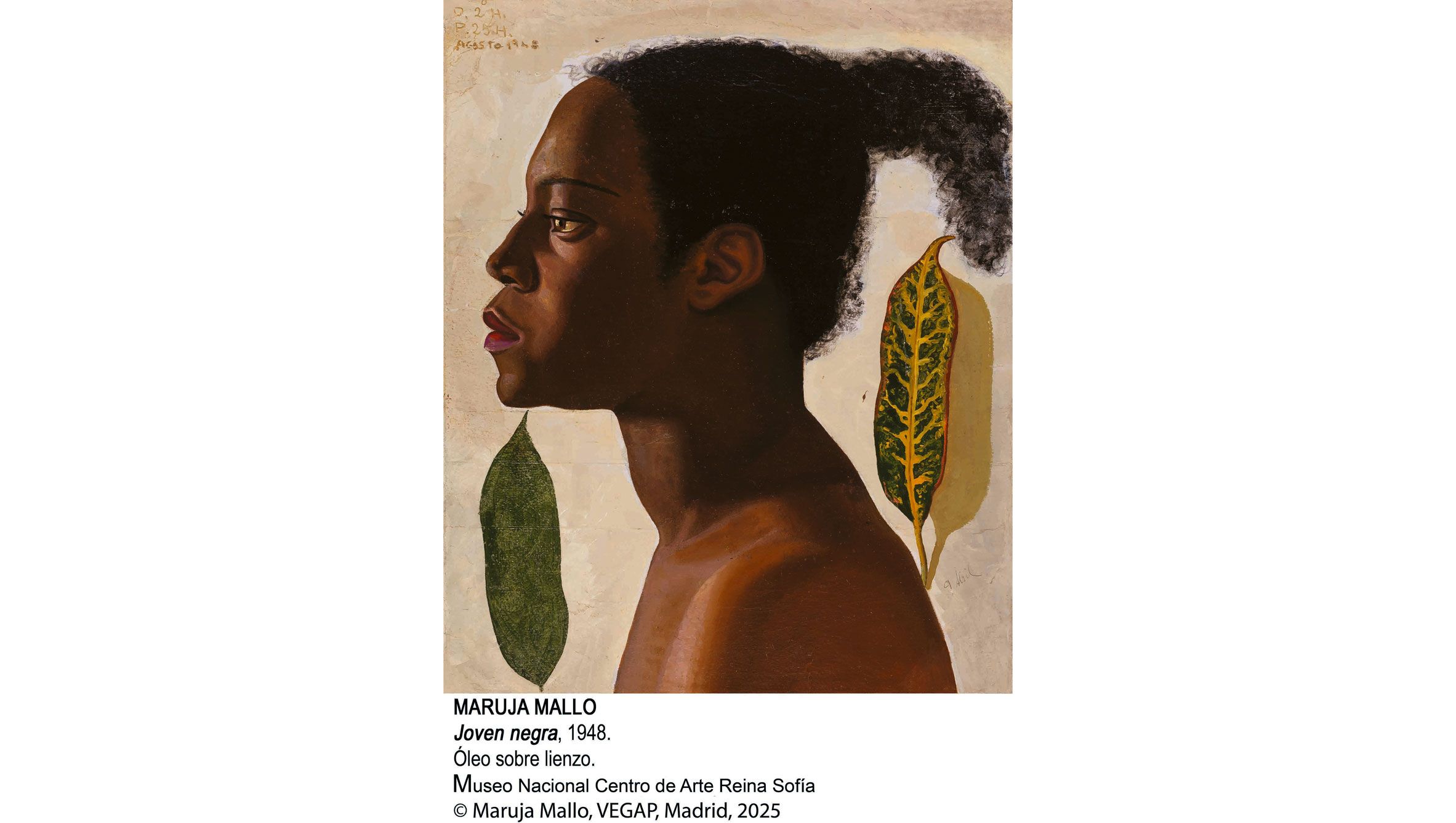 Joven negra, Maruja Mallo Joven negra, Maruja Mallo