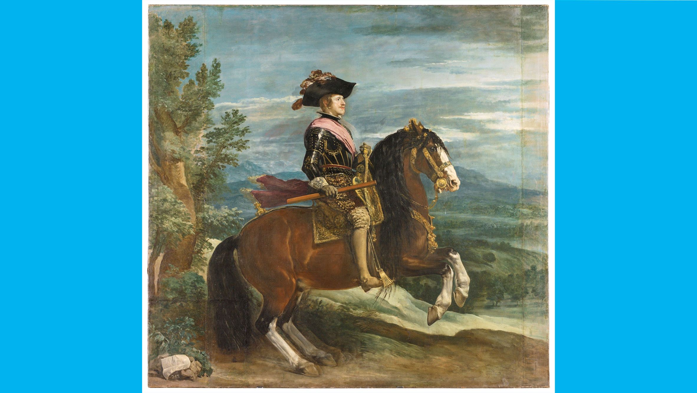Felipe IV, a caballo por Velázquez