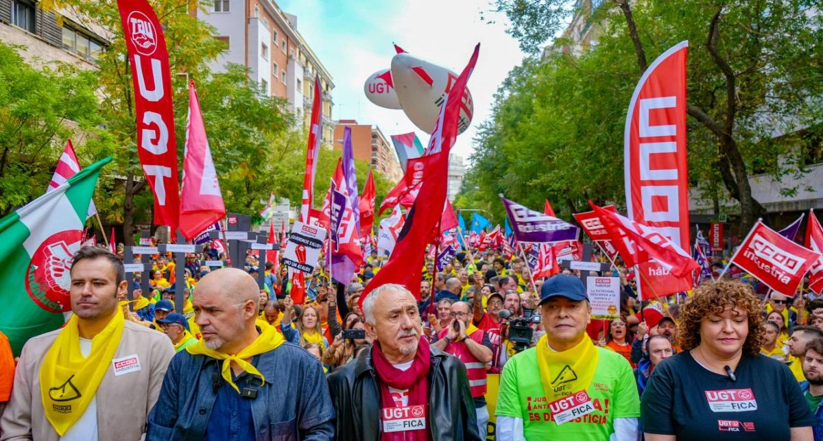 UGT y CCOO exigen “siniestralidad cero” y acusan a la patronal de mirar ...