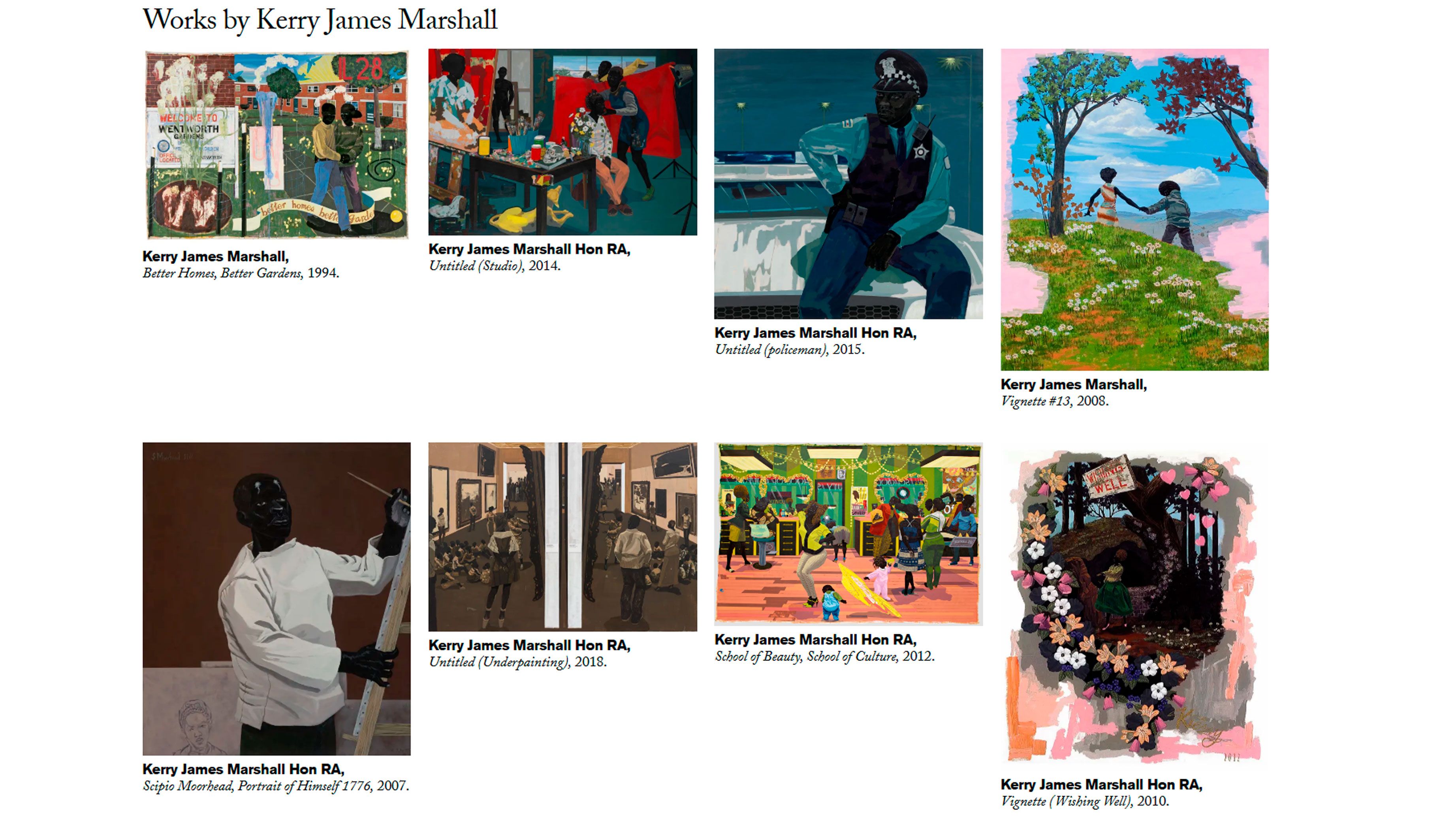 Kerry James Marshall Kerry James Marshall