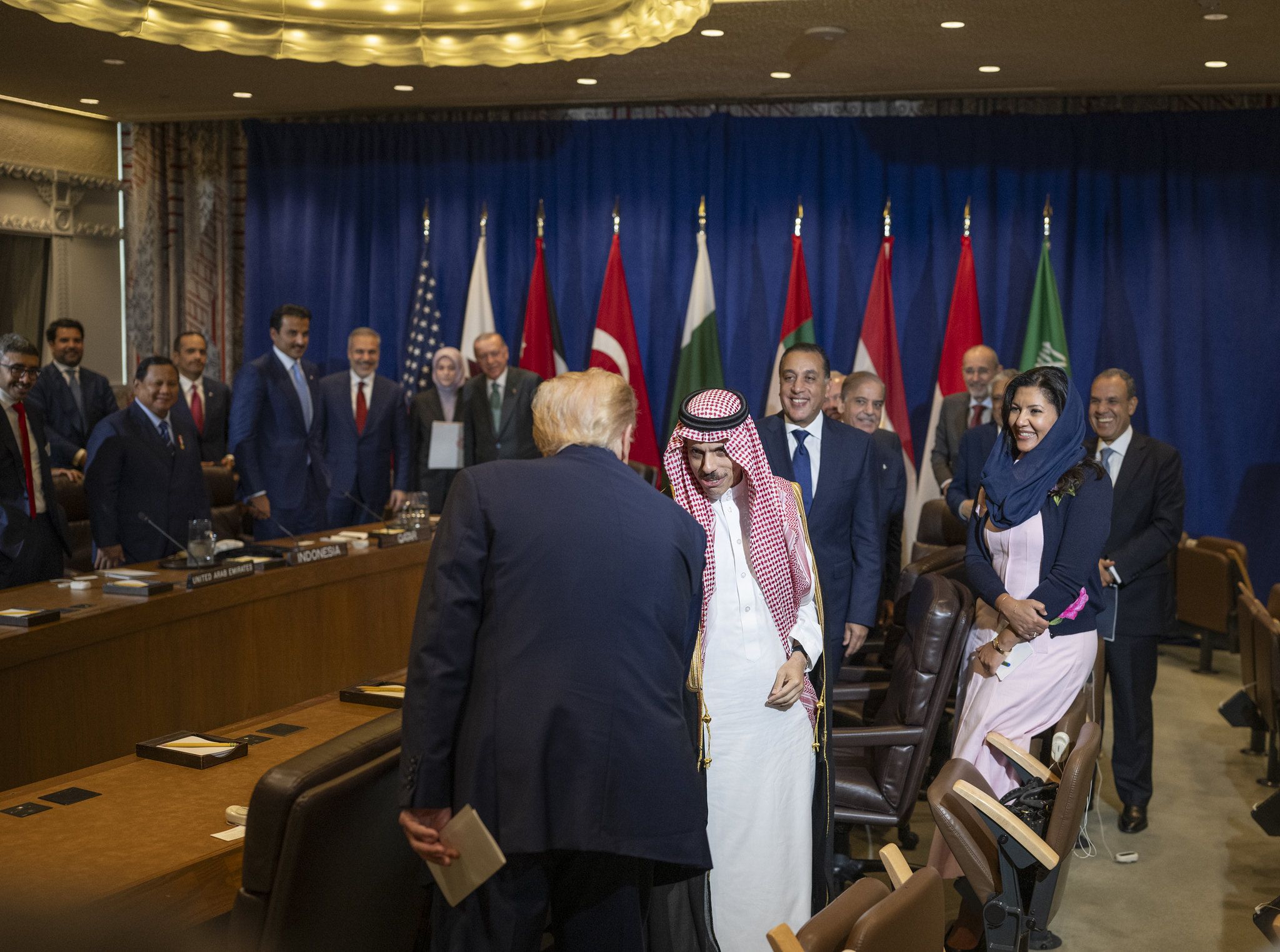 Trump hipocresía países árabes