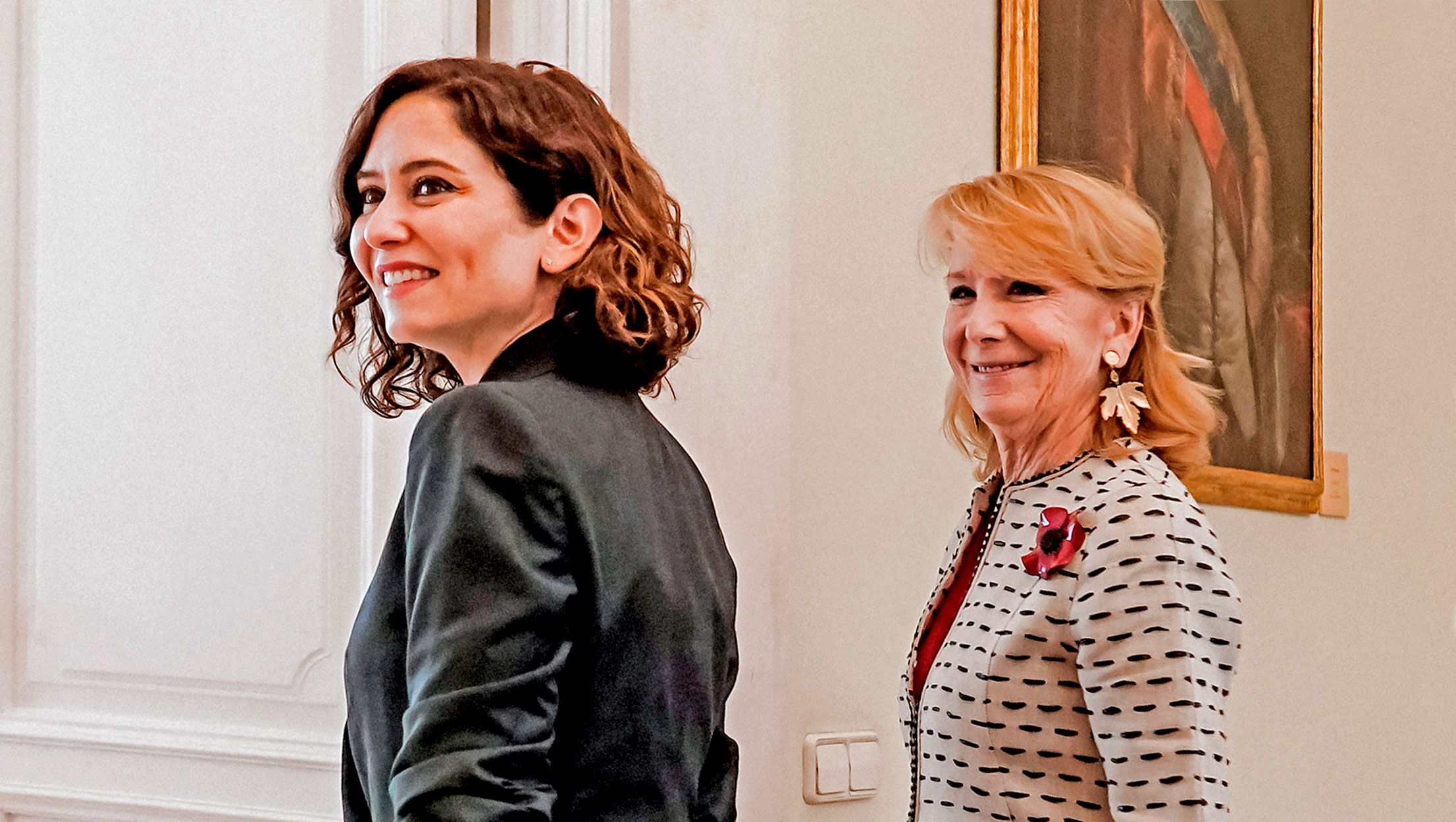 Isabel Díaz Ayuso, presidenta de la Comunidad de Madrid y la expresidenta Esperanza Aguirre