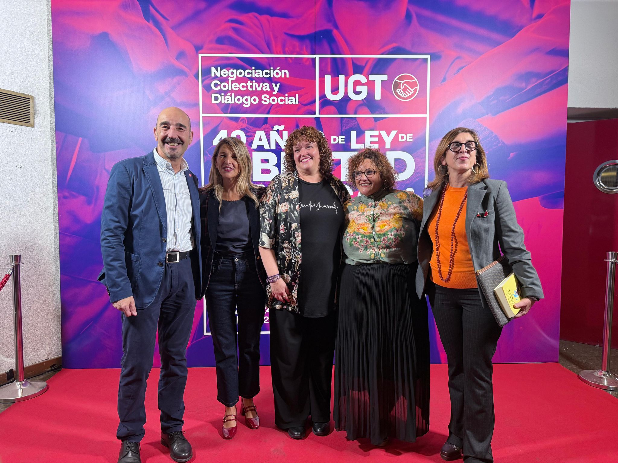 Luján, Yolanda Díaz, Susana Huertas, Patricia Ruiz y Lola Navarro en las Susana Huertas Moya, secretaria general de UGT Madrid inaugura las Jornadas Confederales de Acción Sindical de UGT Luján, Yolanda Díaz, Susana Huertas, Patricia Ruiz y Lola Navarro en las Susana Huertas Moya, secretaria general de UGT Madrid inaugura las Jornadas Confederales de Acción Sindical de UGT