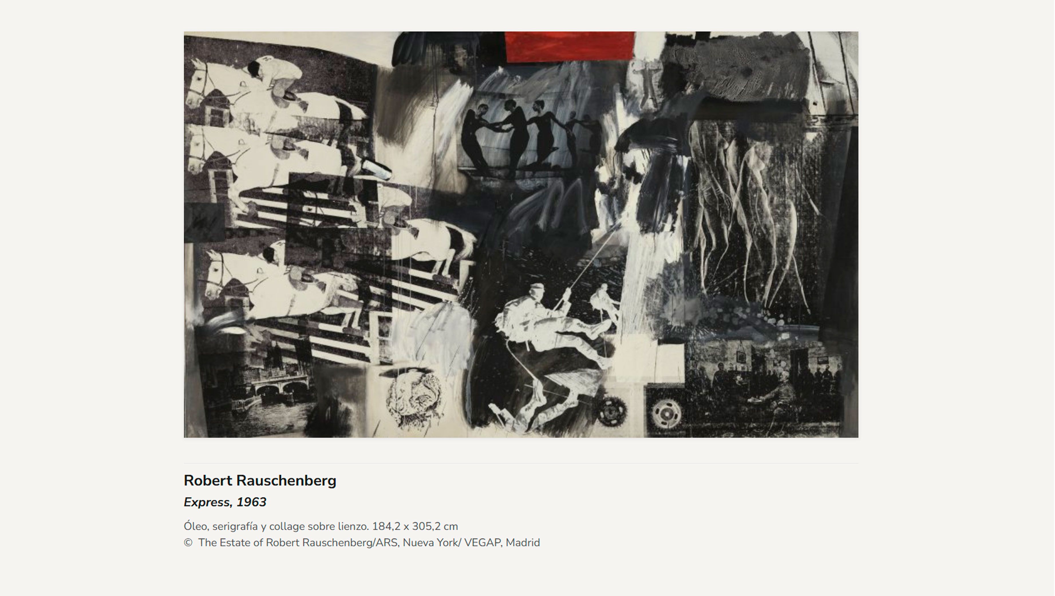 Robert Rauschenberg Express, 1963