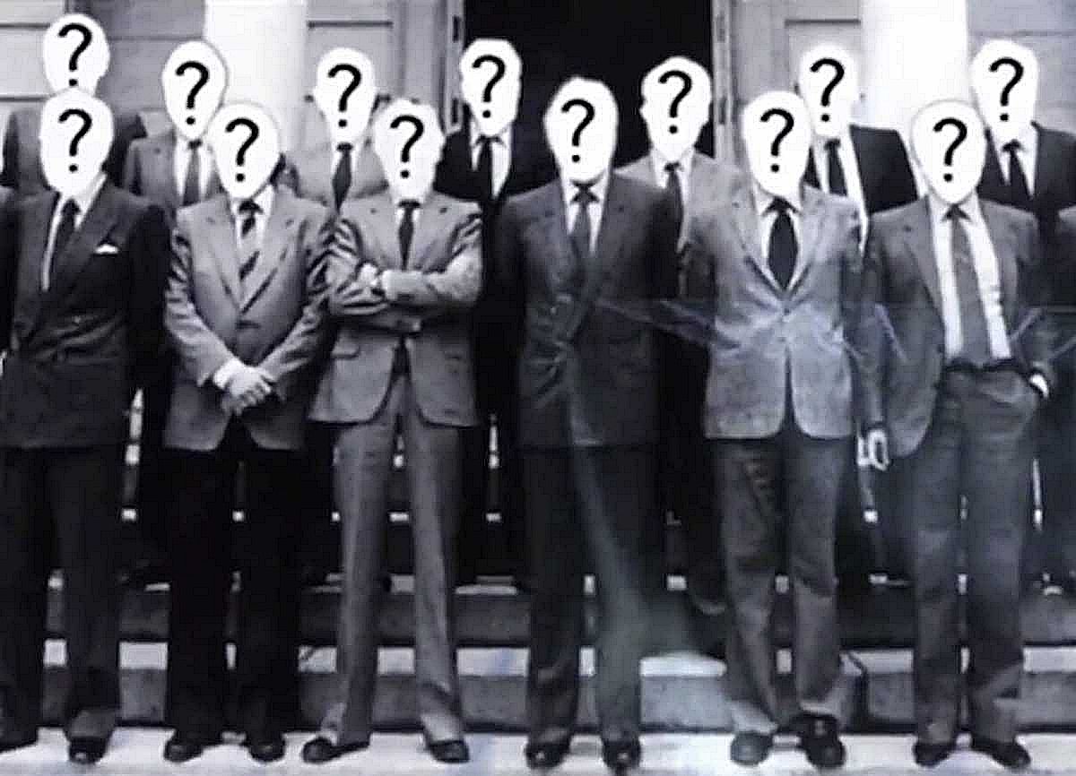 Montaje sobre los futuros ministros del Gobierno de concentración nacional preparado por el general Armada