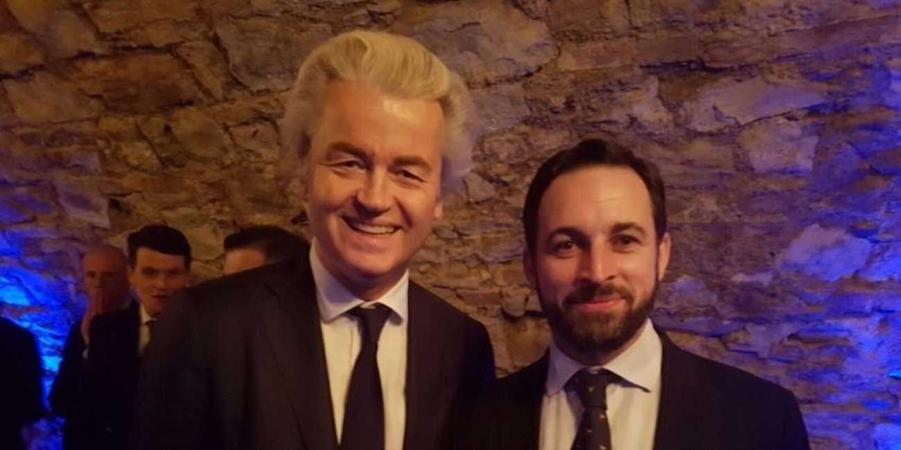 Wilders con Abascal en una imagen de archivo. Los ultras han sido derrotados en Países Bajos