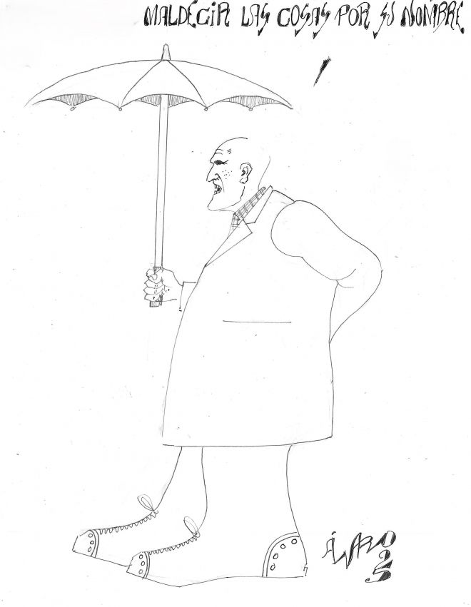 Cabreo bajo el diluvio