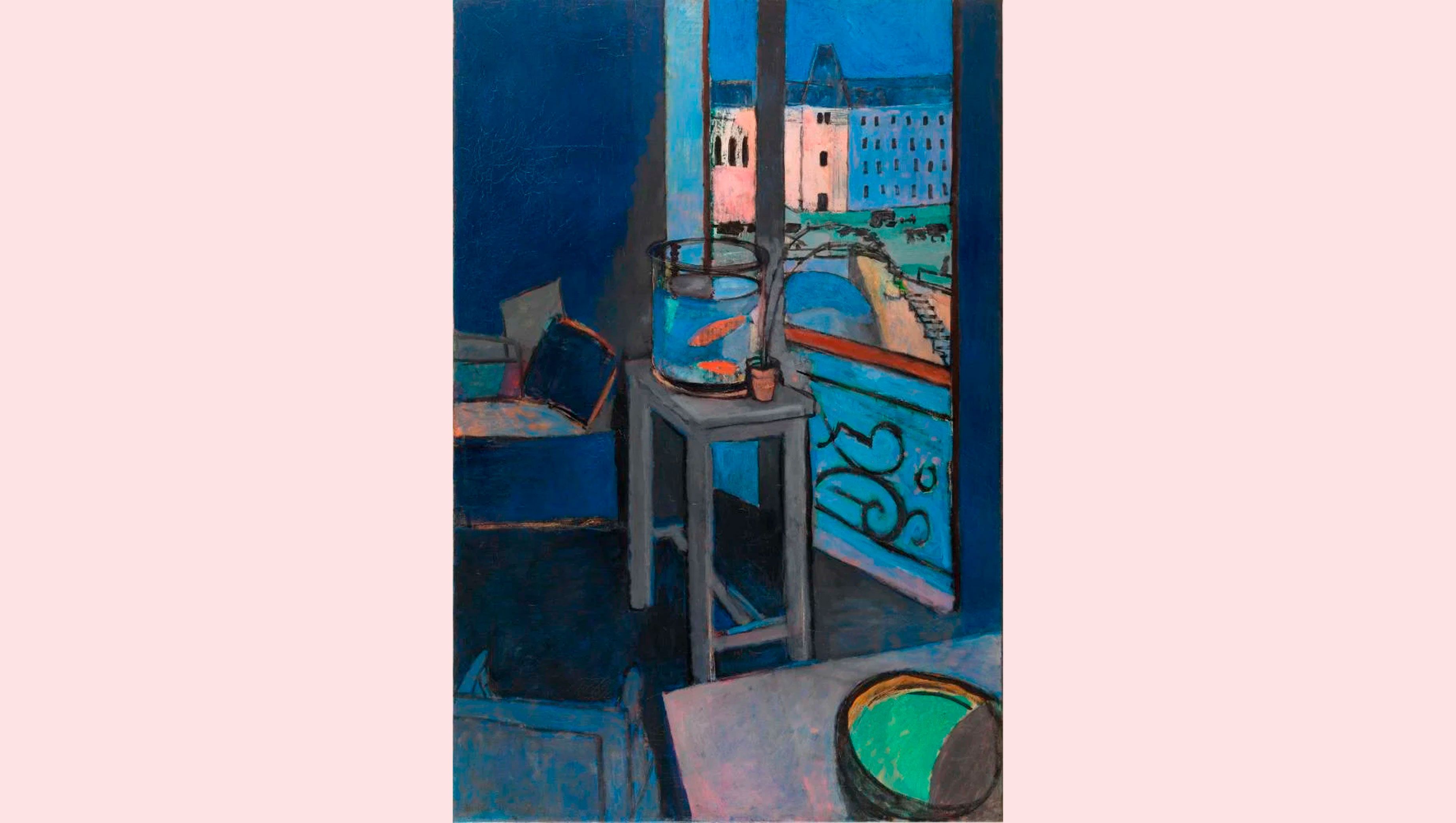 Henri Matisse, Intérieur, bocal de poissons rouges [Interior con pecera], primavera de 1914