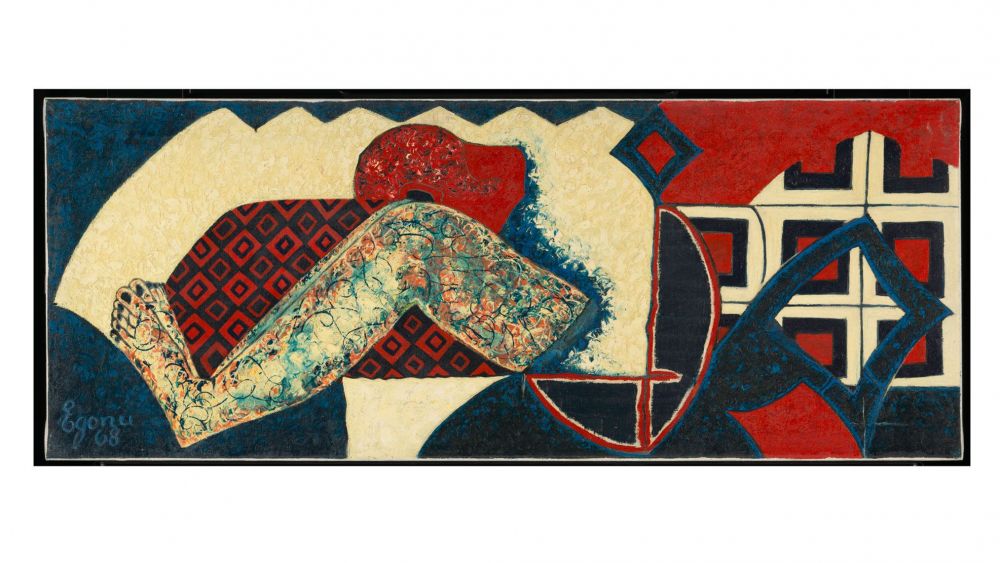 Uzo Egonu, Women in Grief 1968