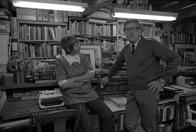 Ray Bradbury and his wife Maggie