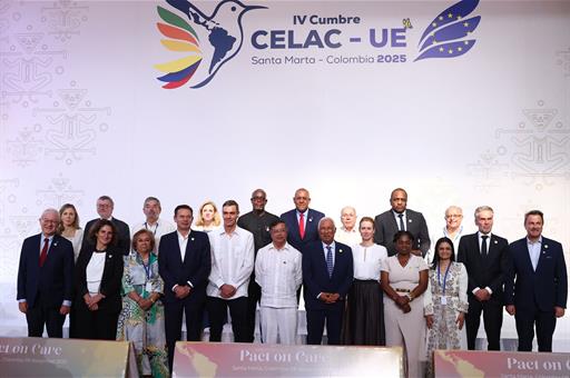 Pedro Sánchez en la cumbre de la CELAC UE