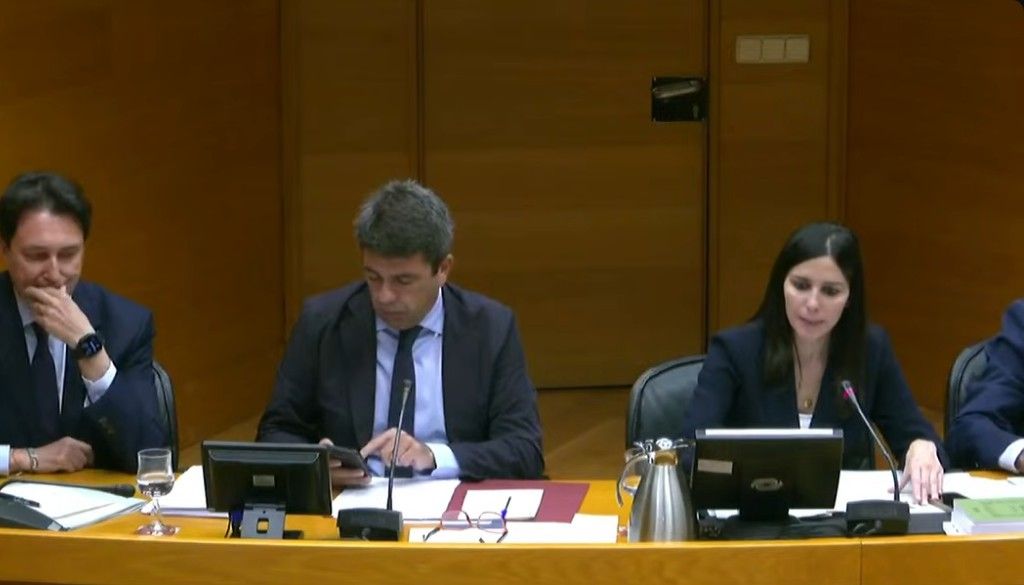 Mazón comparecencia Les Corts