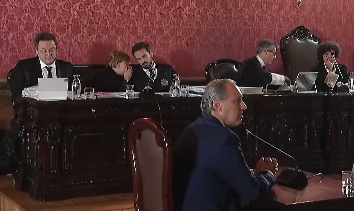 García Ortiz durante una sesión del juicio por revelación de secretos en el Supremo