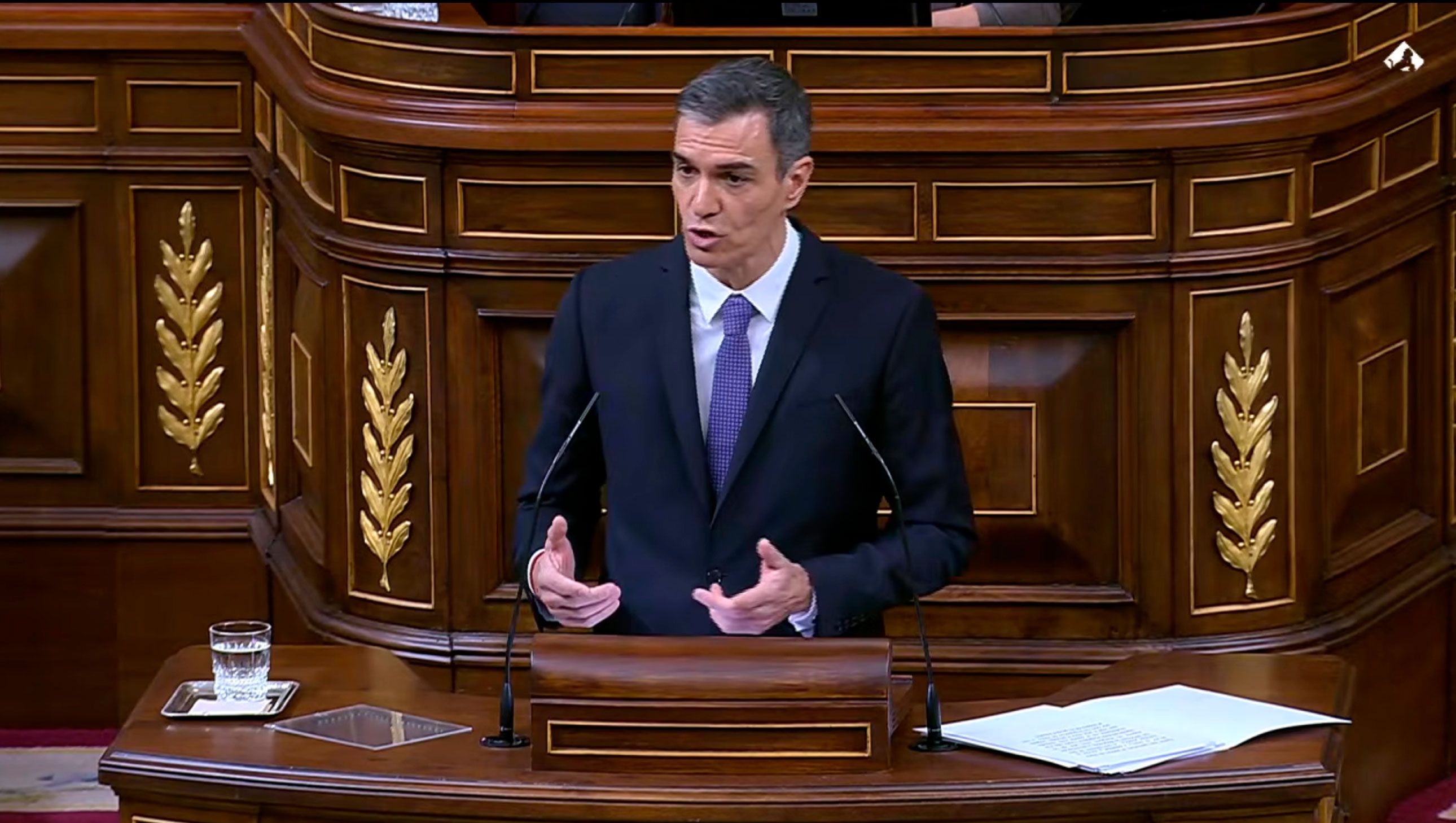 Pedro Sánchez comparece en el Congreso para abordar la política internacional, la corrupción y la ruptura con Junts
