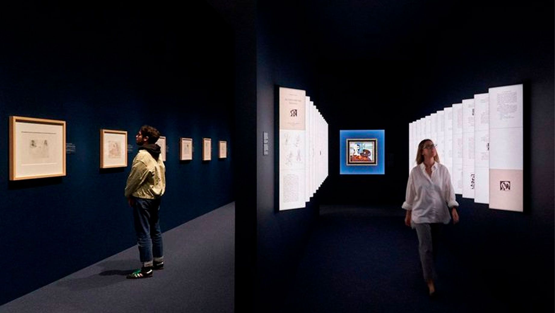 Vista de una de las salas de la exposición © Museo Picasso Málaga