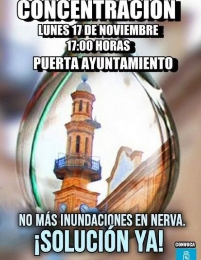 Cartel movilizaciones en Nerva