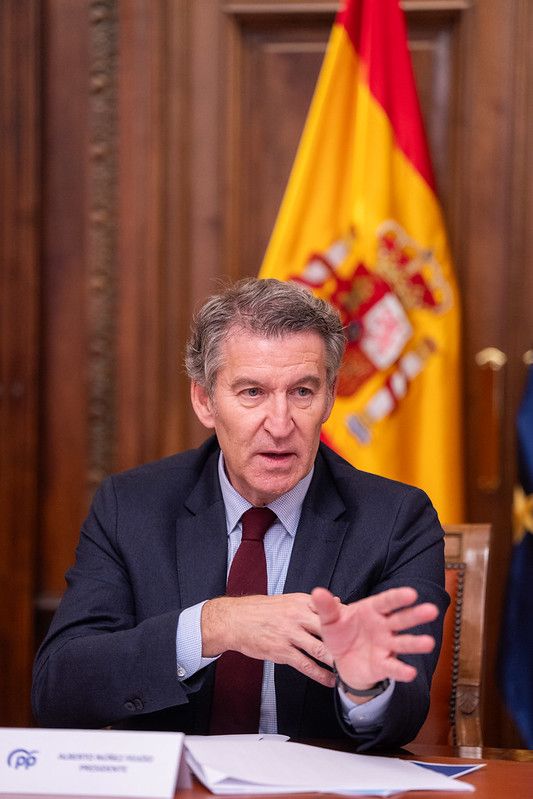 Feijóo insiste en la dimisión de Sánchez y vuelve sobre la independencia judicial como argumento político
