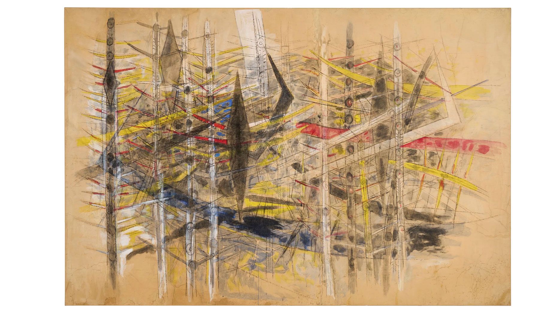 Wifredo Lam. Untitled, 1958. © Wifredo Lam Estate, Adagp, Paris  ARS, New York 2025. Courtesy of The Museum of Modern Art, New York